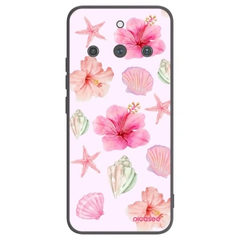 Picasee fekete szilikon tok az alábbi mobiltelefonokra Realme 11 Pro+ - Blush Lagoon