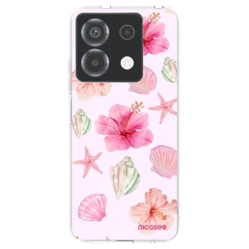 Picasee átlátszó szilikon tok az alábbi mobiltelefonokra Xiaomi Poco X6 - Blush Lagoon