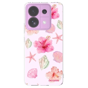 Picasee átlátszó szilikon tok az alábbi mobiltelefonokra Xiaomi Redmi Note 13 Pro 5G - Blush Lagoon