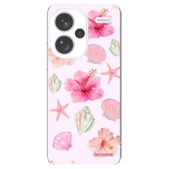 Picasee átlátszó szilikon tok az alábbi mobiltelefonokra Xiaomi Redmi Note 13 Pro+ 5G - Blush Lagoon