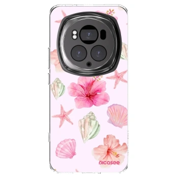 Picasee átlátszó szilikon tok az alábbi mobiltelefonokra Honor Magic6 Pro - Blush Lagoon
