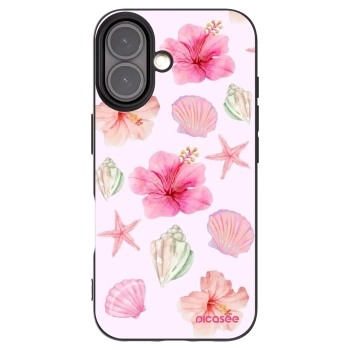 Picasee fekete szilikon tok az alábbi mobiltelefonokra Apple iPhone 16 - Blush Lagoon