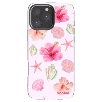 Picasee átlátszó szilikon tok az alábbi mobiltelefonokra Apple iPhone 16 Pro Max - Blush Lagoon