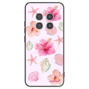 Picasee fekete szilikon tok az alábbi mobiltelefonokra Realme 12 Pro 5G - Blush Lagoon