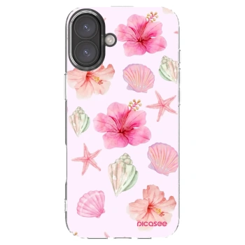 Picasee átlátszó szilikon tok az alábbi mobiltelefonokra Apple iPhone 16 Plus - Blush Lagoon