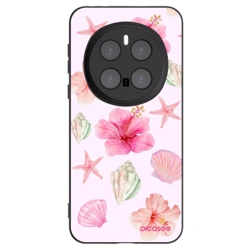 Picasee fekete szilikon tok az alábbi mobiltelefonokra Honor Magic7 Pro 5G - Blush Lagoon