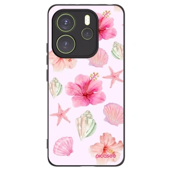 Picasee fekete szilikon tok az alábbi mobiltelefonokra Xiaomi Redmi Note 14 4G - Blush Lagoon