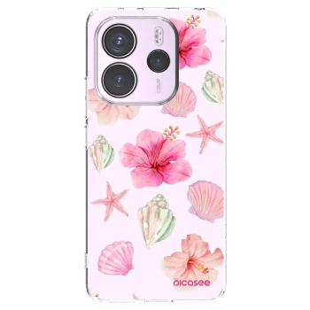 Picasee átlátszó szilikon tok az alábbi mobiltelefonokra Xiaomi Redmi Note 14 4G - Blush Lagoon