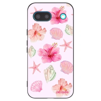 Picasee fekete szilikon tok az alábbi mobiltelefonokra Google Pixel 8a - Blush Lagoon