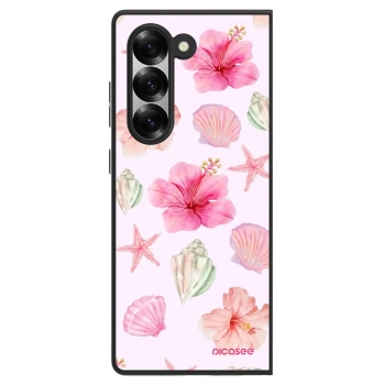 Szilikon tok erre a típusra Samsung Galaxy Z Fold6 5G - Blush Lagoon