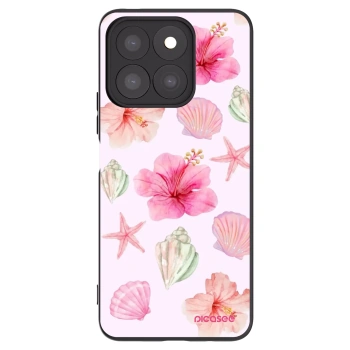 Picasee fekete szilikon tok az alábbi mobiltelefonokra Honor X8c - Blush Lagoon