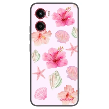 Picasee fekete szilikon tok az alábbi mobiltelefonokra Motorola Moto G05 - Blush Lagoon