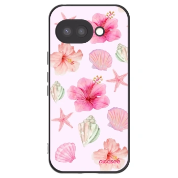 Picasee fekete szilikon tok az alábbi mobiltelefonokra Google Pixel 9a - Blush Lagoon