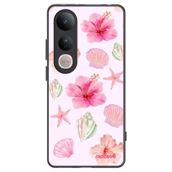 Picasee fekete szilikon tok az alábbi mobiltelefonokra Vivo V50 Lite 5G - Blush Lagoon