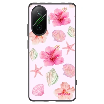 Picasee fekete szilikon tok az alábbi mobiltelefonokra Xiaomi Poco F7 5G - Blush Lagoon