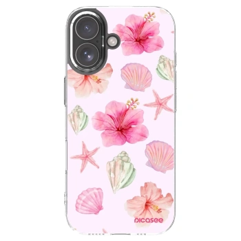 Picasee átlátszó szilikon tok az alábbi mobiltelefonokra Apple iPhone 17 - Blush Lagoon