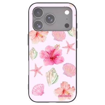 Picasee fekete szilikon tok az alábbi mobiltelefonokra Apple iPhone 17 Pro - Blush Lagoon