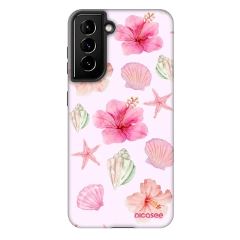 Szilikon tok erre a típusra Samsung Galaxy S22 5G - Blush Lagoon