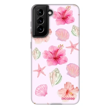 Szilikon tok erre a típusra Samsung Galaxy S21 FE 5G - Blush Lagoon