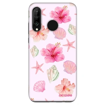 Szilikon tok erre a típusra Huawei P30 Lite - Blush Lagoon