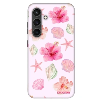 Szilikon tok erre a típusra Samsung Galaxy S24+ S926B 5G - Blush Lagoon