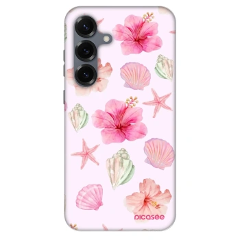 Szilikon tok erre a típusra Samsung Galaxy S25 5G - Blush Lagoon