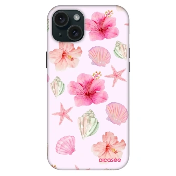 Szilikon tok erre a típusra Apple iPhone 15 Plus - Blush Lagoon