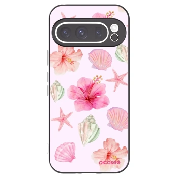 Picasee fekete szilikon tok az alábbi mobiltelefonokra Google Pixel 9 Pro XL - Blush Lagoon