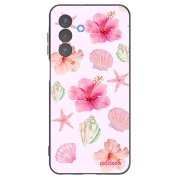 Picasee fekete szilikon tok az alábbi mobiltelefonokra Samsung Galaxy A17 5G - Blush Lagoon