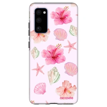Szilikon tok erre a típusra Samsung Galaxy S20 FE - Blush Lagoon