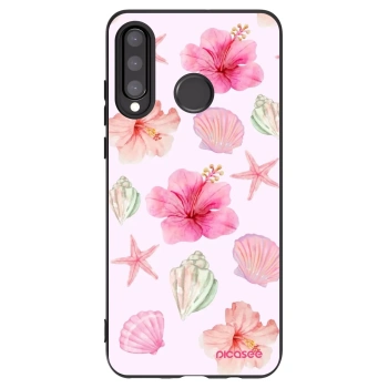 Picasee fekete szilikon tok az alábbi mobiltelefonokra Huawei P30 Lite - Blush Lagoon