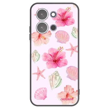 Picasee fekete szilikon tok az alábbi mobiltelefonokra Xiaomi Redmi 15C 5G - Blush Lagoon