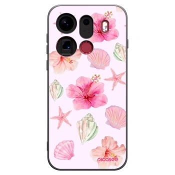 Picasee fekete szilikon tok az alábbi mobiltelefonokra OPPO Find X9 Pro - Blush Lagoon