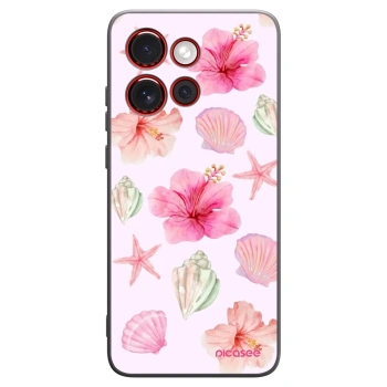Picasee fekete szilikon tok az alábbi mobiltelefonokra Motorola Edge 60 Neo 5G - Blush Lagoon