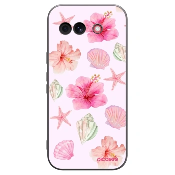 Picasee fekete szilikon tok az alábbi mobiltelefonokra Google Pixel 10a - Blush Lagoon