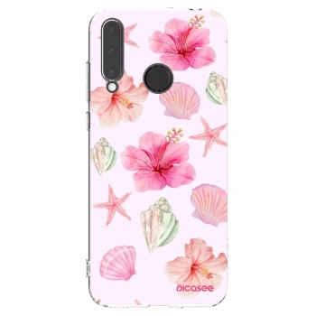 Picasee átlátszó szilikon tok az alábbi mobiltelefonokra Honor 20 Lite - Blush Lagoon