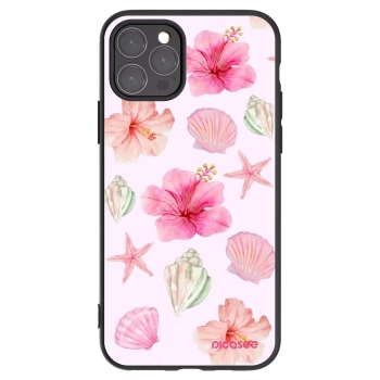 Picasee fekete szilikon tok az alábbi mobiltelefonokra Apple iPhone 11 Pro - Blush Lagoon