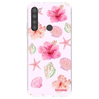 Picasee átlátszó szilikon tok az alábbi mobiltelefonokra Xiaomi Redmi Note 8 - Blush Lagoon