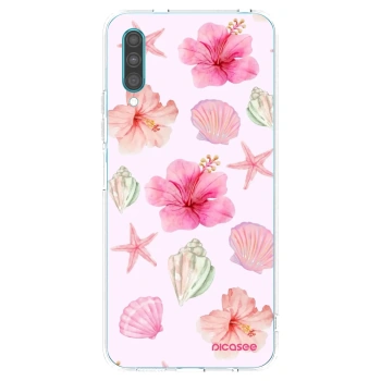 Picasee átlátszó szilikon tok az alábbi mobiltelefonokra Samsung Galaxy A30s A307F - Blush Lagoon