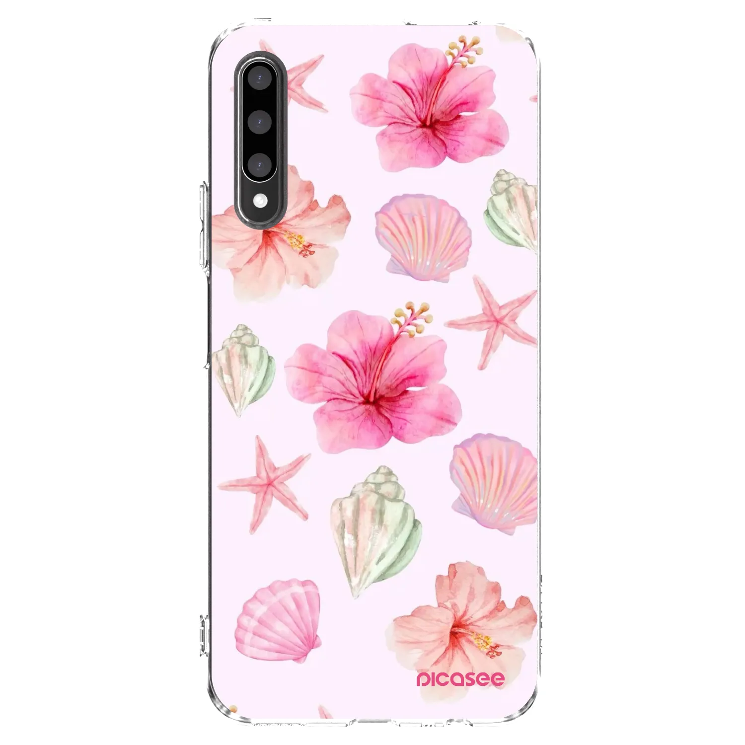 Picasee átlátszó szilikon tok az alábbi mobiltelefonokra Honor 9X Pro - Blush Lagoon