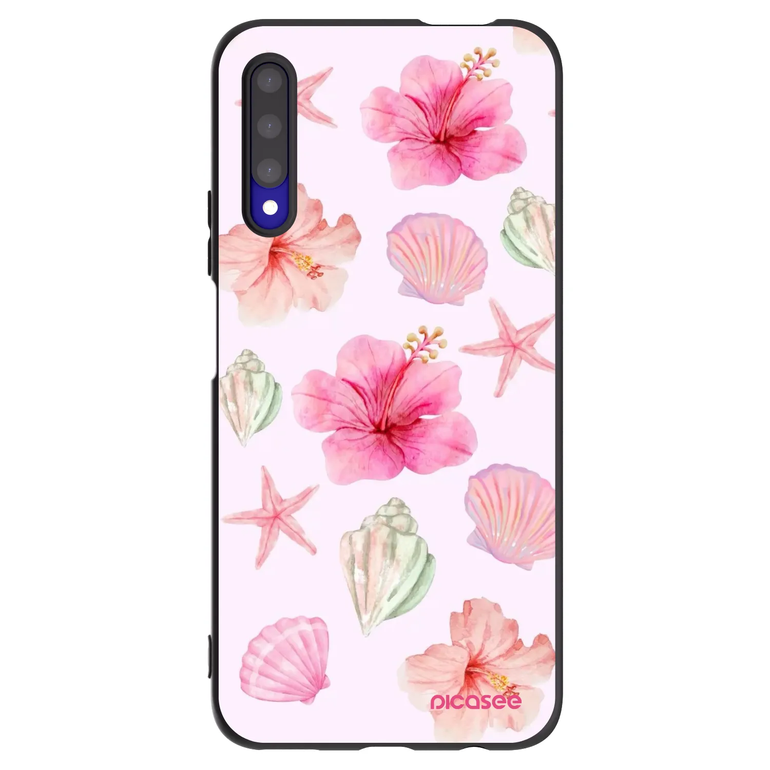 Picasee fekete szilikon tok az alábbi mobiltelefonokra Honor 9X Pro - Blush Lagoon