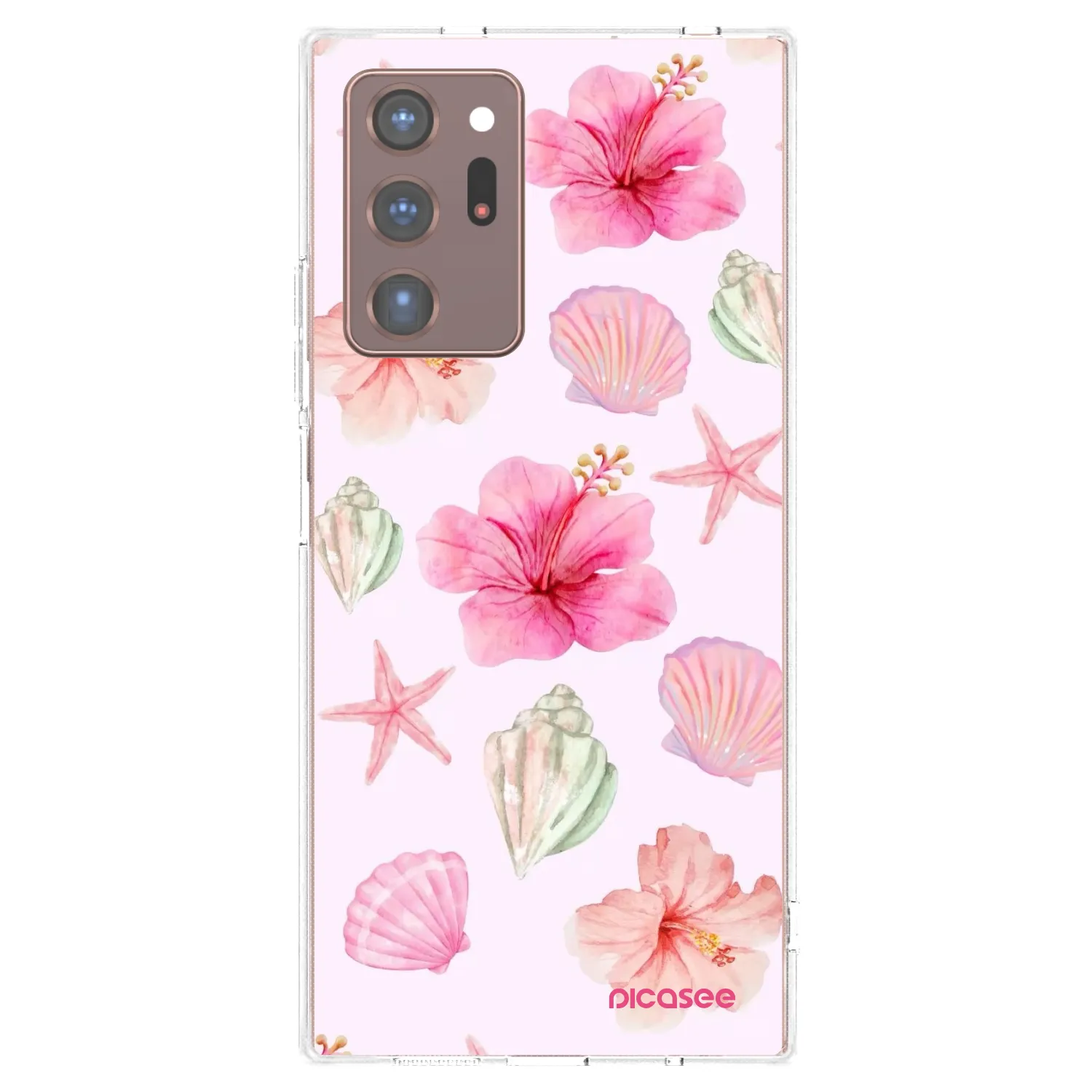 Picasee átlátszó szilikon tok az alábbi mobiltelefonokra Samsung Galaxy Note 20 Ultra - Blush Lagoon