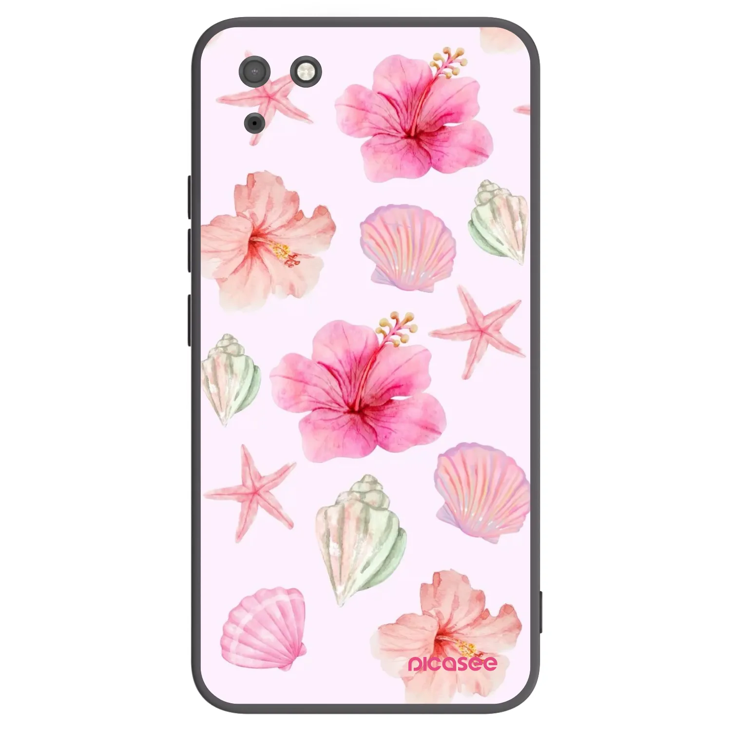 Picasee fekete szilikon tok az alábbi mobiltelefonokra Huawei Y5P - Blush Lagoon