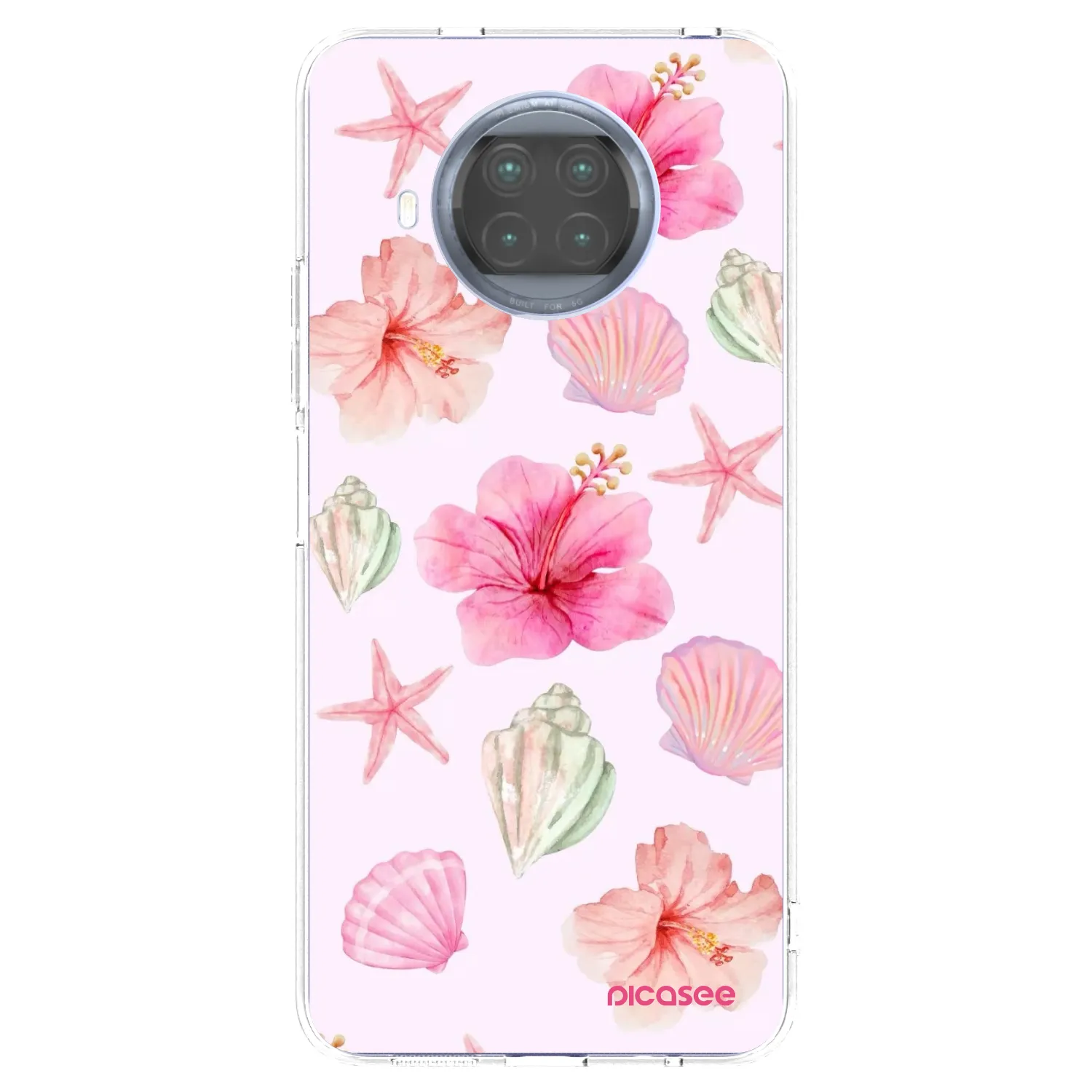 Picasee átlátszó szilikon tok az alábbi mobiltelefonokra Xiaomi Mi 10T Lite - Blush Lagoon