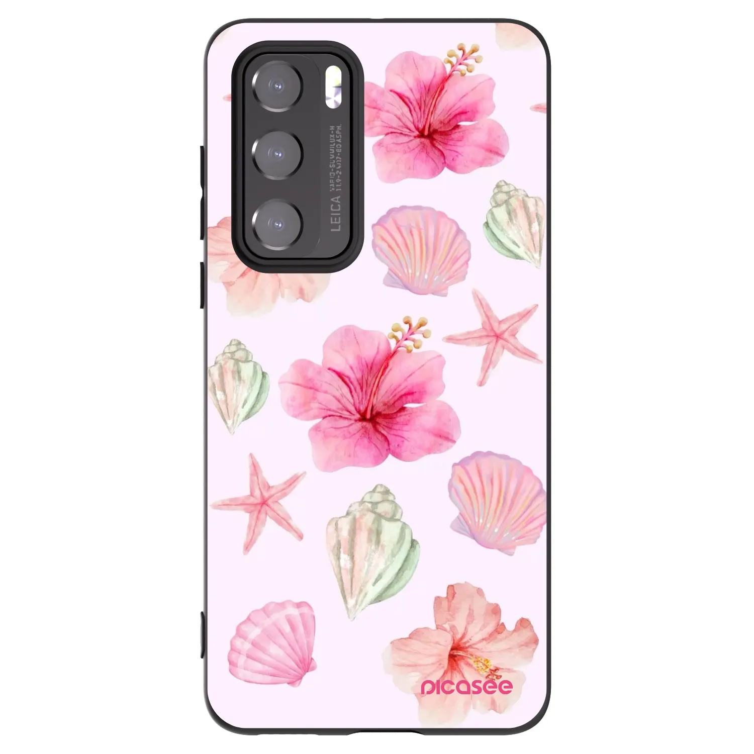 Picasee fekete szilikon tok az alábbi mobiltelefonokra Huawei P40 - Blush Lagoon