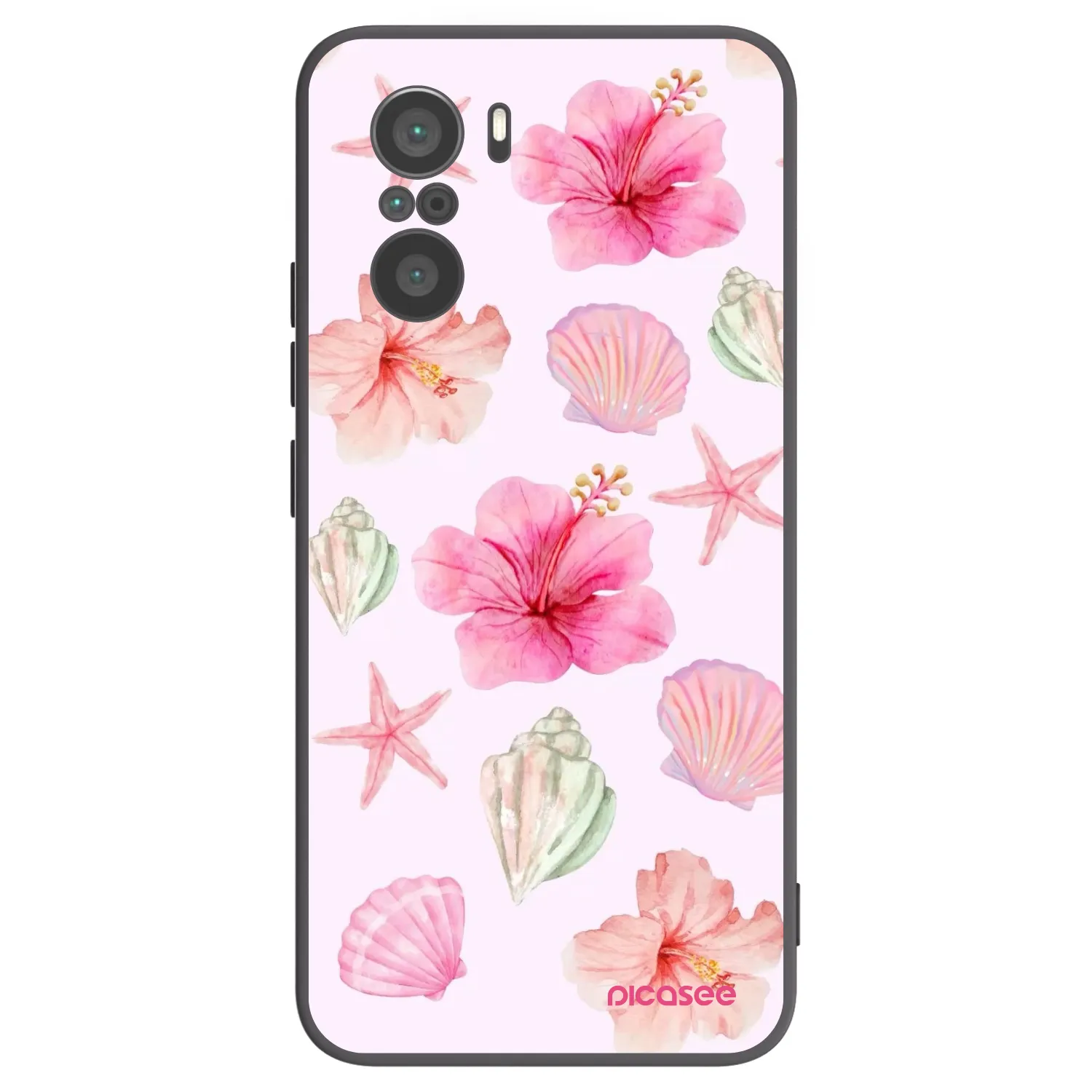 Picasee fekete szilikon tok az alábbi mobiltelefonokra Xiaomi Poco F3 - Blush Lagoon