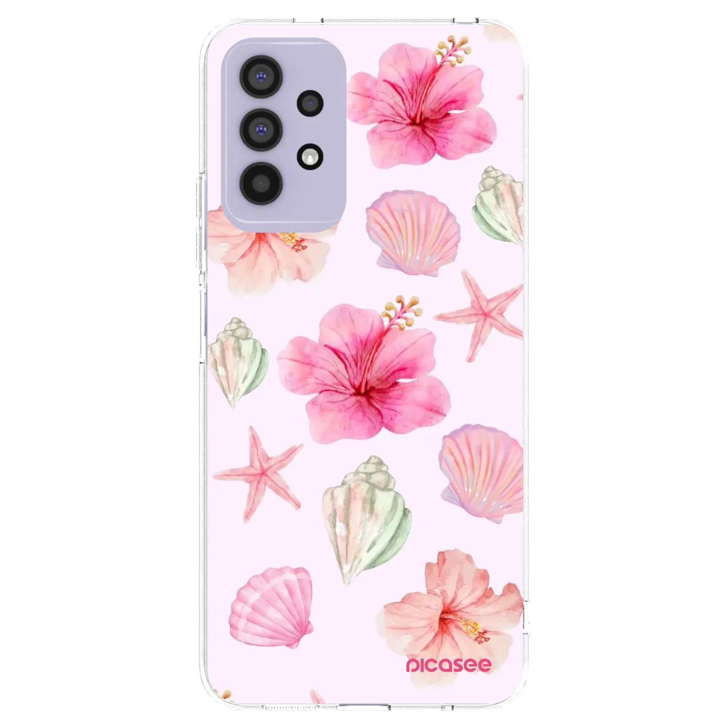 Picasee átlátszó szilikon tok az alábbi mobiltelefonokra Samsung Galaxy A32 4G SM-A325F - Blush Lagoon