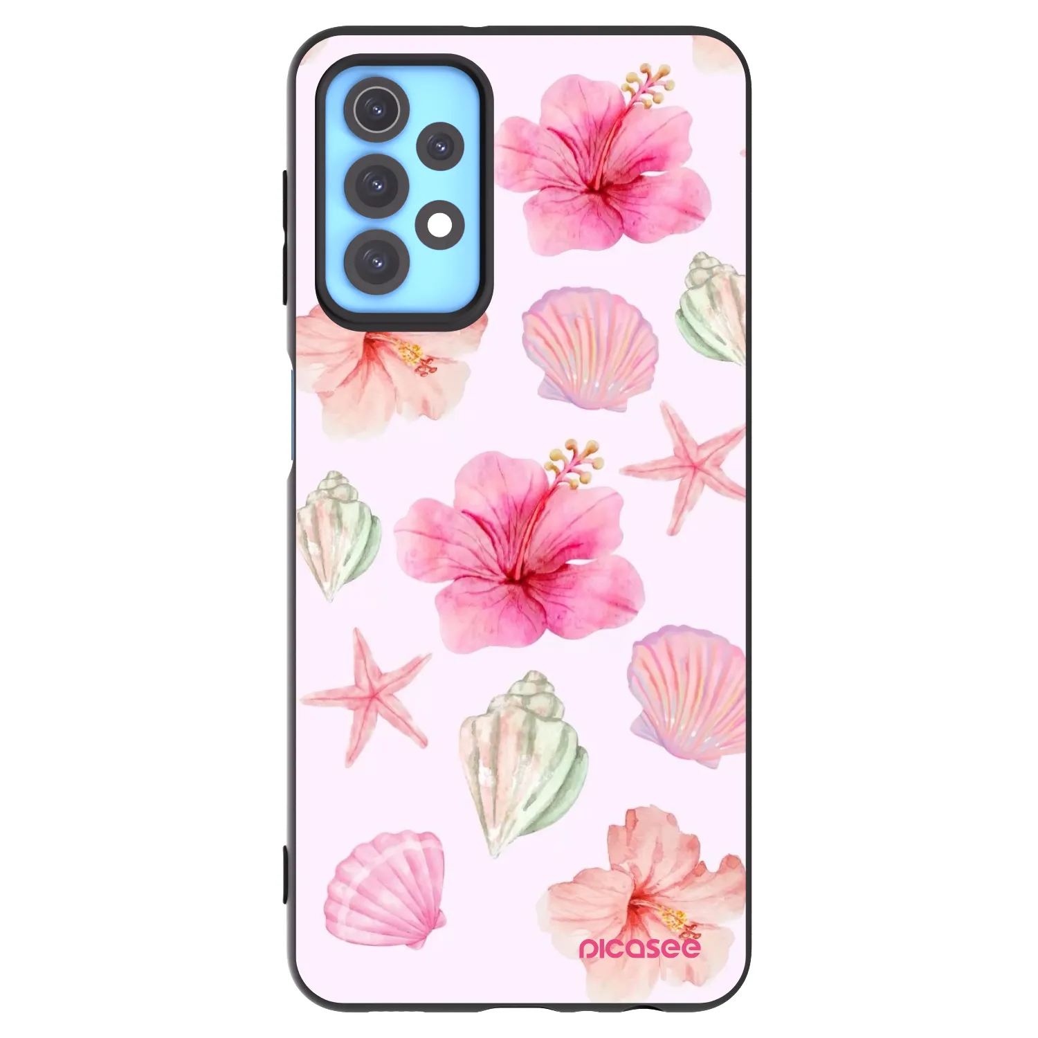 Picasee fekete szilikon tok az alábbi mobiltelefonokra Samsung Galaxy A32 4G SM-A325F - Blush Lagoon
