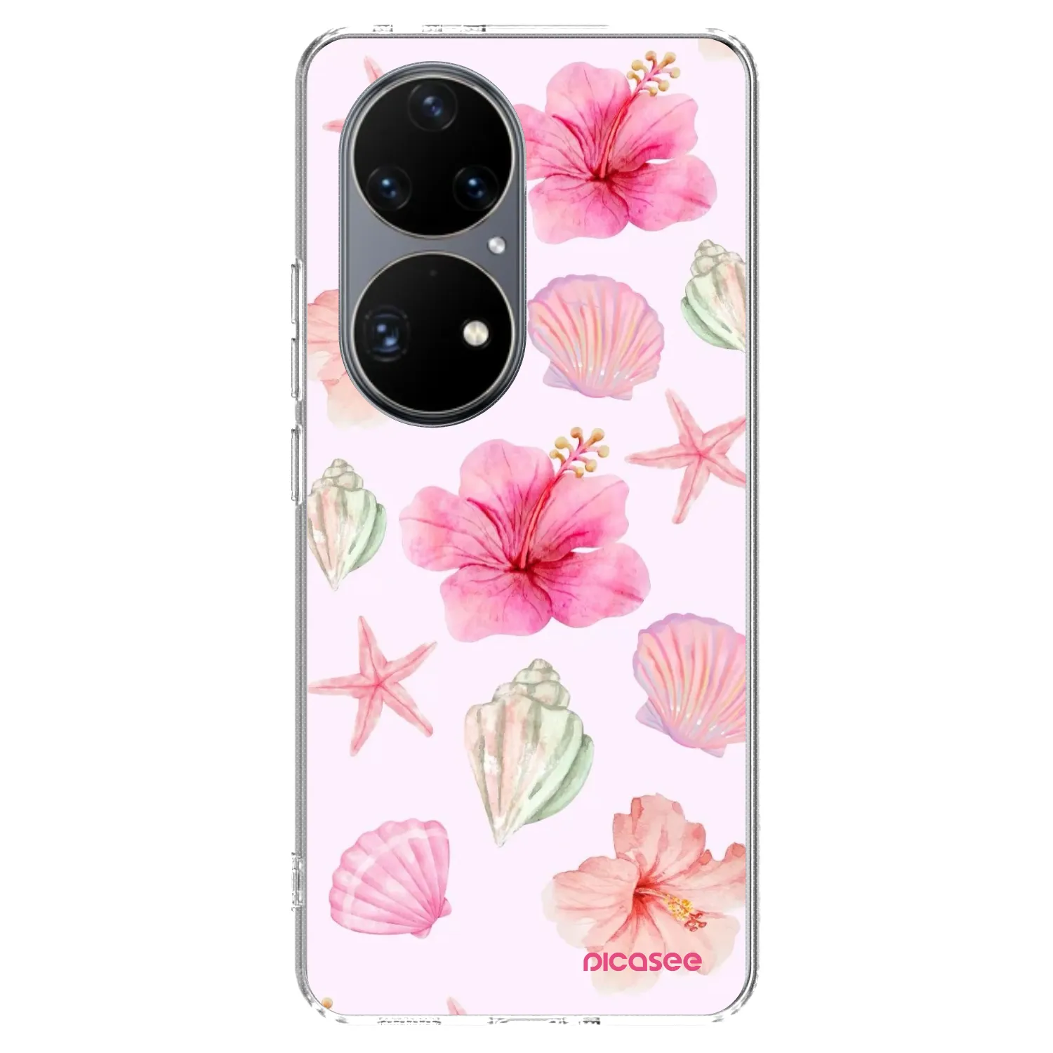 Picasee átlátszó szilikon tok az alábbi mobiltelefonokra Huawei P50 - Blush Lagoon