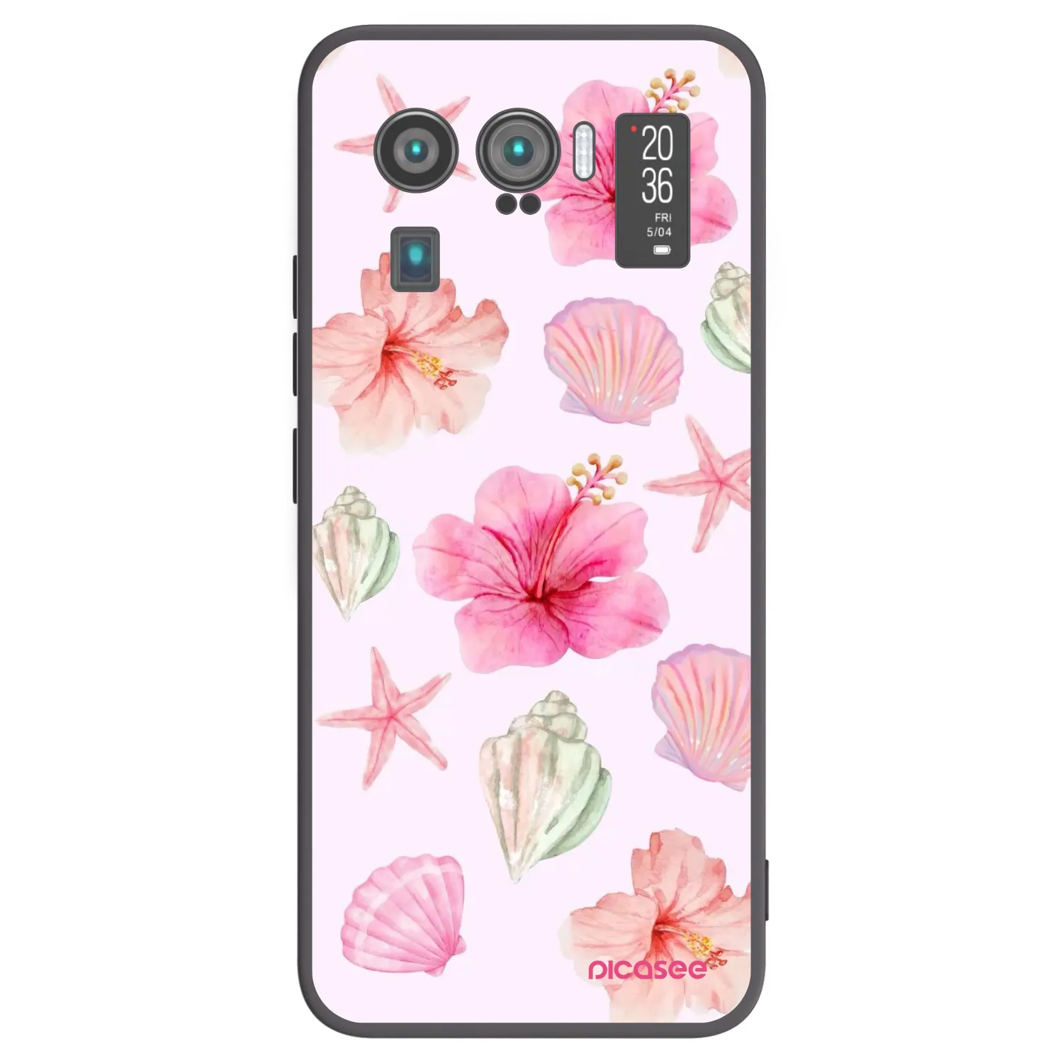 Picasee fekete szilikon tok az alábbi mobiltelefonokra Xiaomi Mi 11 Ultra - Blush Lagoon